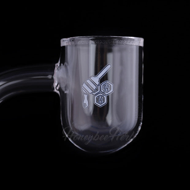 HONEY BEVEL BOWL QUARTZ BANGER - 45° DEGREE | YL - Headshop.com
