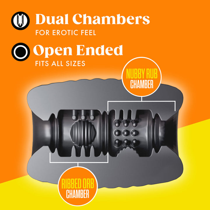 Rize Grasp Self-Lubricating Stroker Black - Headshop.com