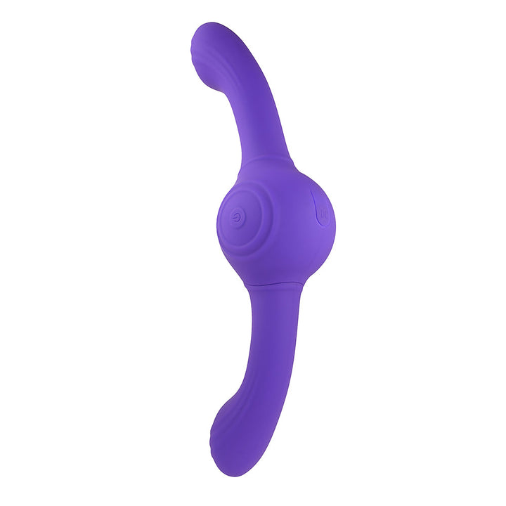 Evolved Our Gyro Vibe Rechargeable Dual Ended Gyrating Silicone Vibrator Purple - Headshop.com
