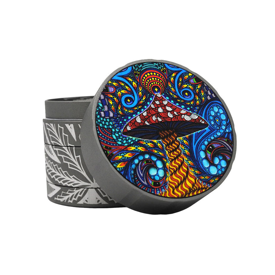 Cali Crusher Homegrown Phil Lewis Shroomy Grinder -4pc/2.35" - Headshop.com