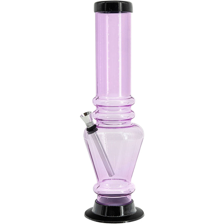 Acrylic Vase Base Bong  12"