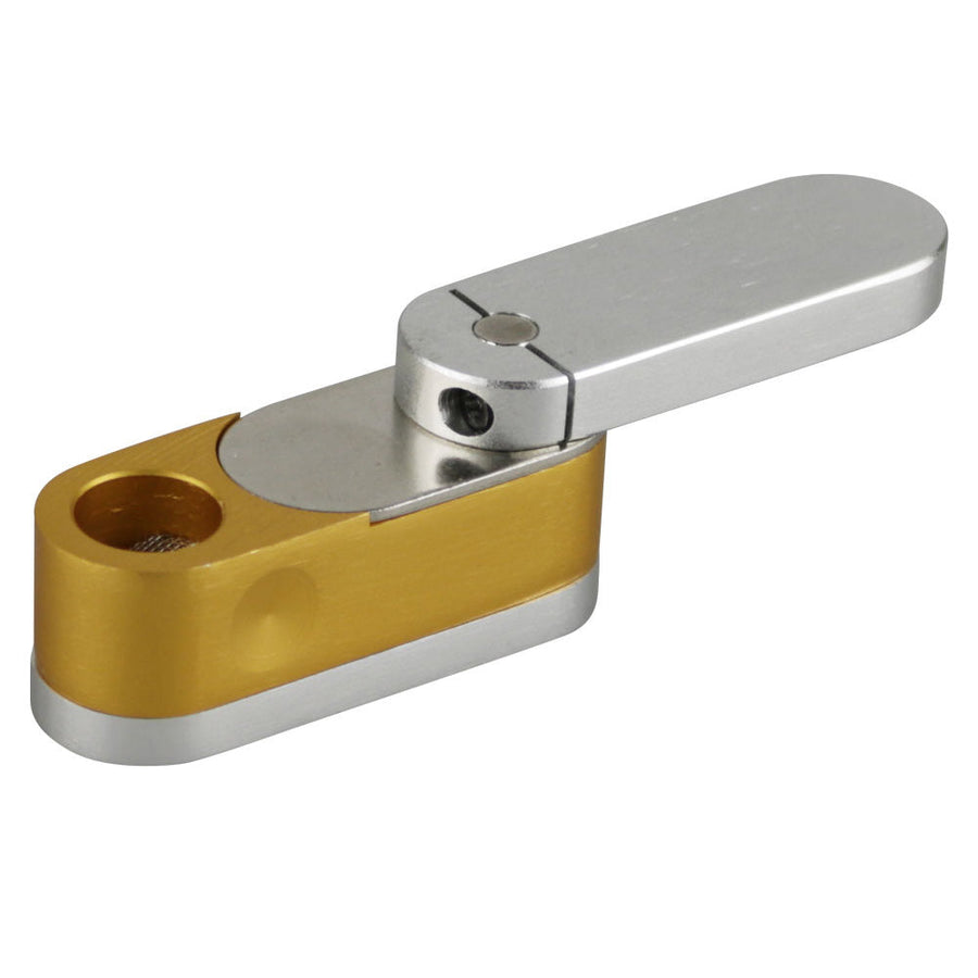 Two Tone Metal Twist-Out Pipe w/ Storage - Headshop.com