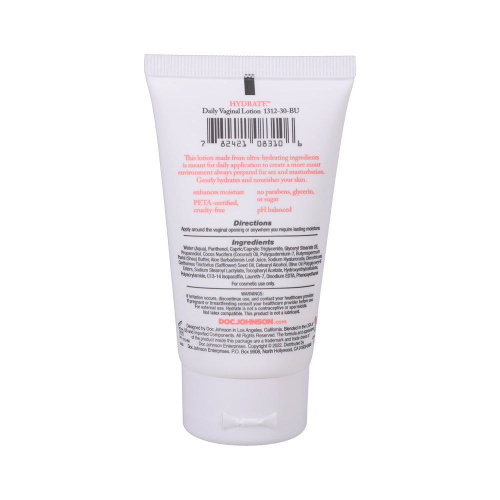 Doc Johnson Intimate Enhancements Hydrate Daily Vaginal Lotion 2 oz. - Headshop.com