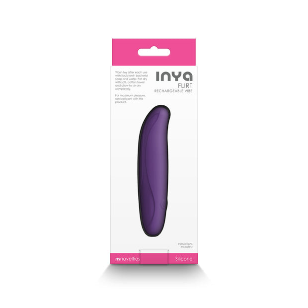 INYA Flirt Rechargeable Vibe Dark Purple - Headshop.com