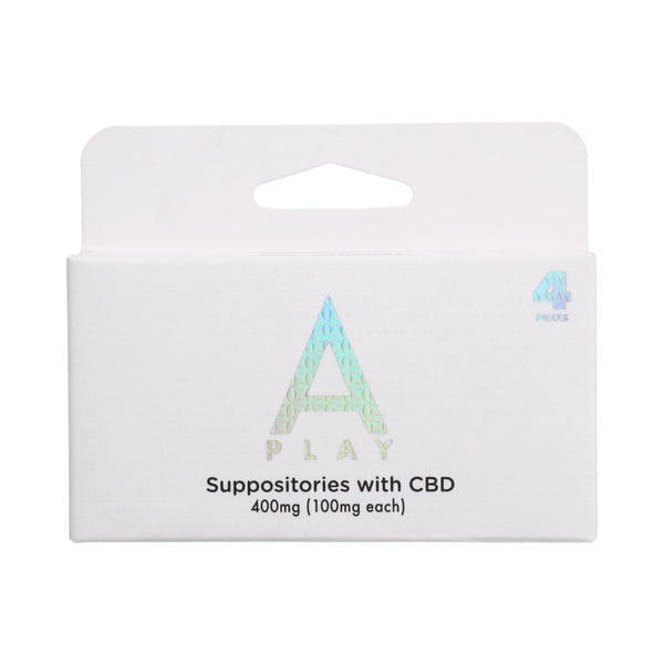 A-Play Suppositories with CBD 400mg (100mg/ea)4 pcs