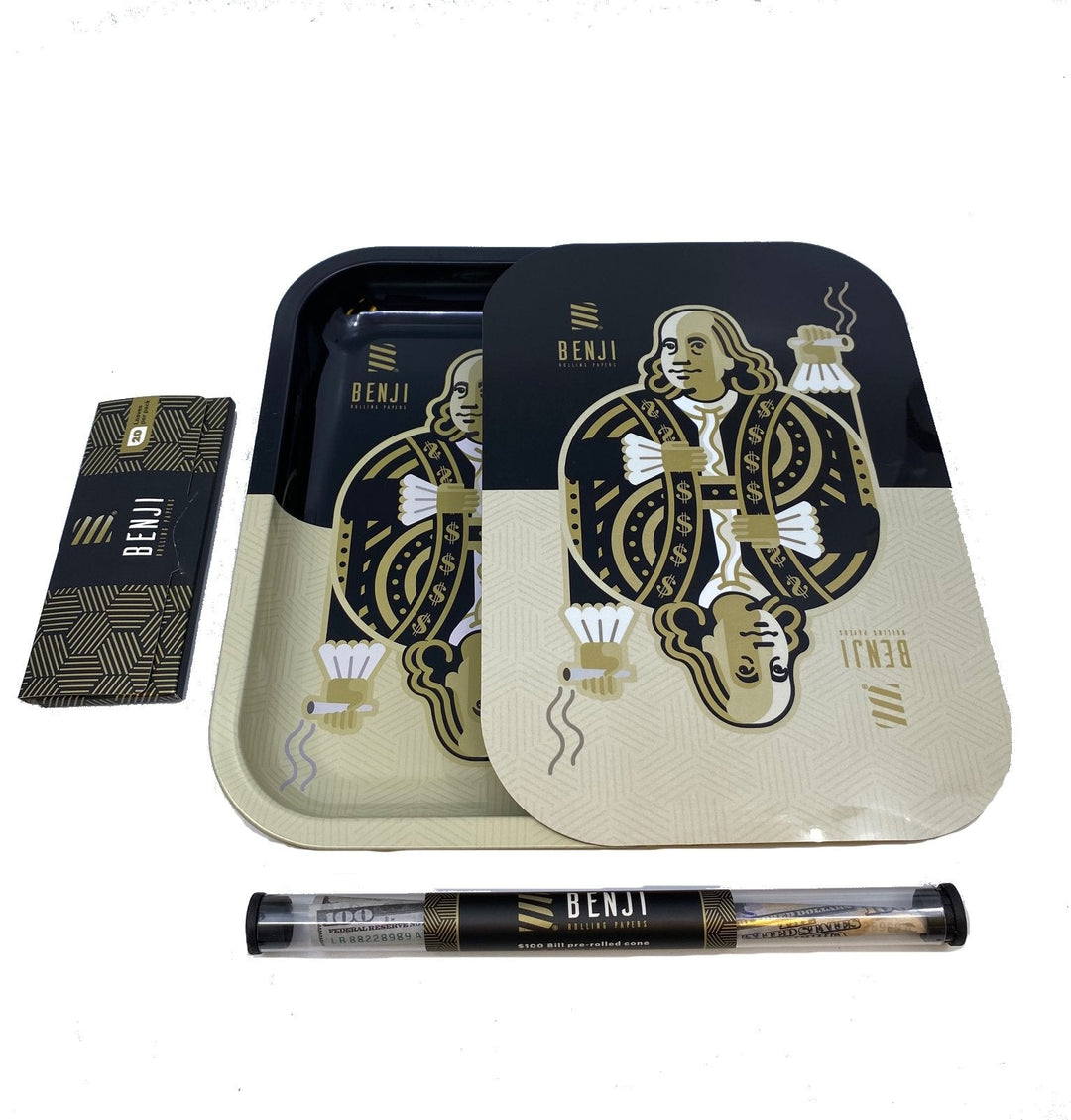 Benji Tray Kit - King Franklin Light - Headshop.com