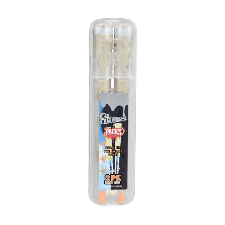 Glones x Packs Natural Pre-Rolled Cones + Glass Tips| 12pk - Headshop.com