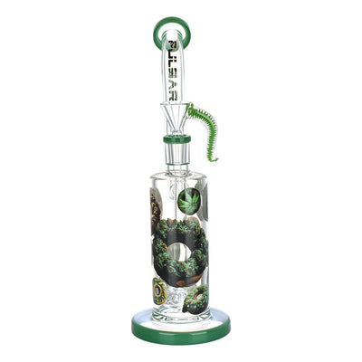 Pulsar Forbidden Donuts Design Series Rig-Style Water Pipe - 10.5" / 14mm F - Headshop.com