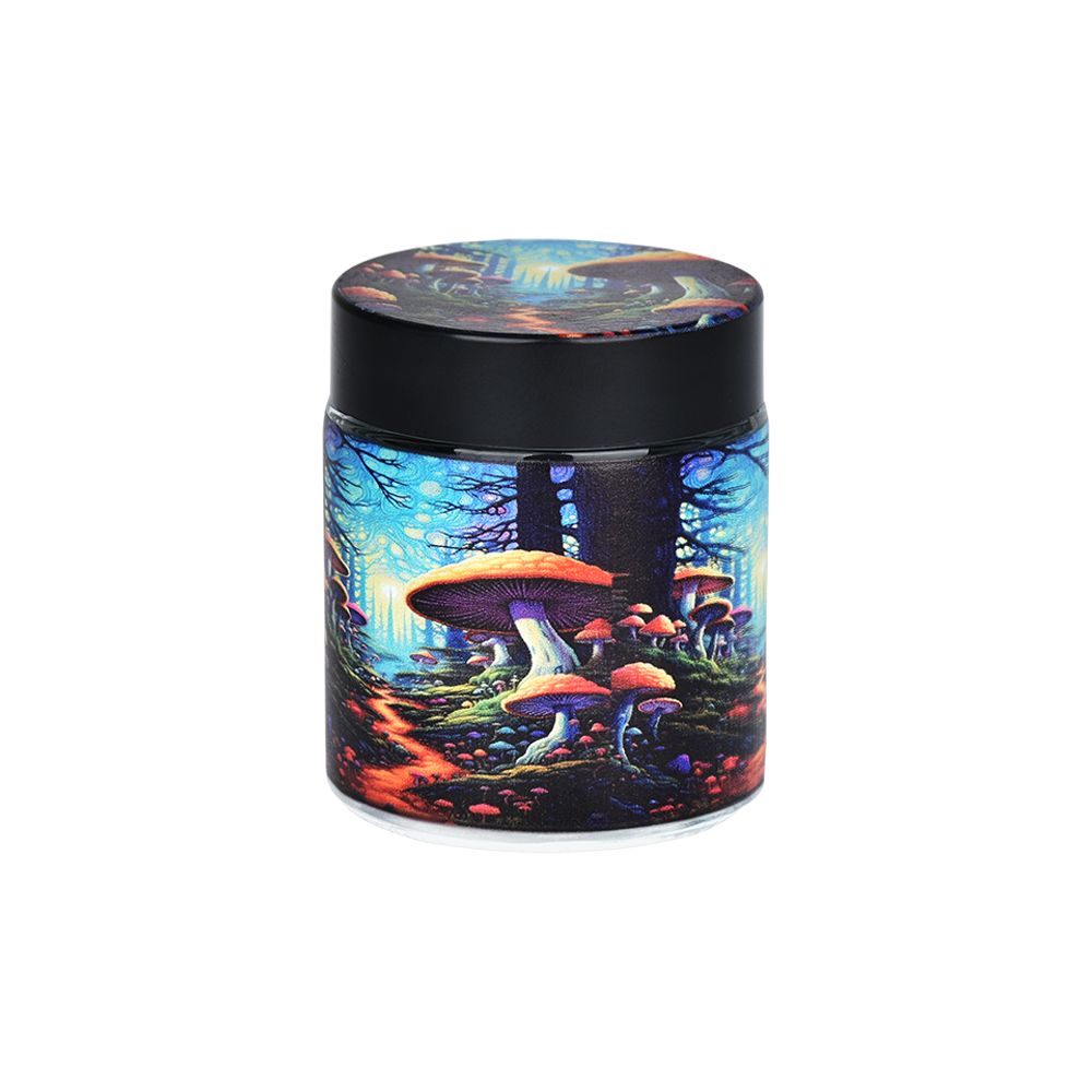 Mushroom Forest Glass Beaker Water Pipe Smoking Set - 7.75" - Headshop.com