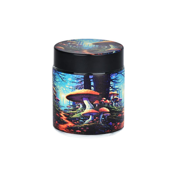 Mushroom Forest Glass Beaker Water Pipe Smoking Set - 7.75" - Headshop.com