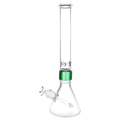 Prism Tall Beaker Single Stack Water Pipe | 18" | 14mm F | Clear - Headshop.com