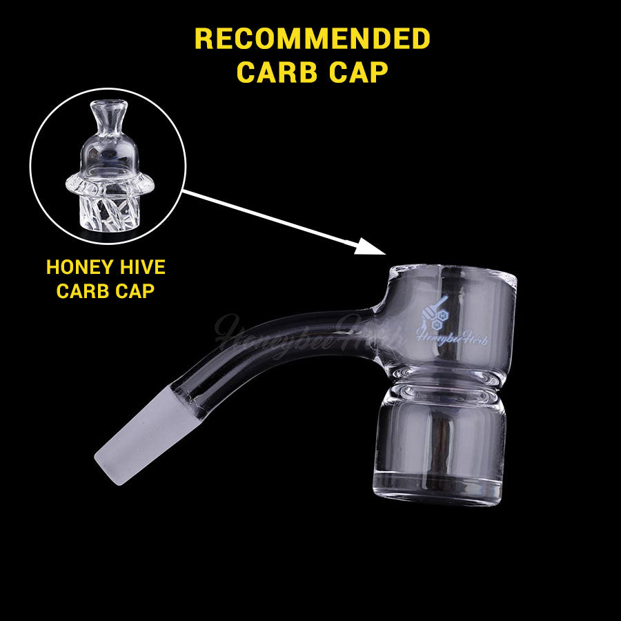 HONEY BEVEL SPLASH BUCKET QUARTZ BANGER - 45° DEGREE | BL - Headshop.com
