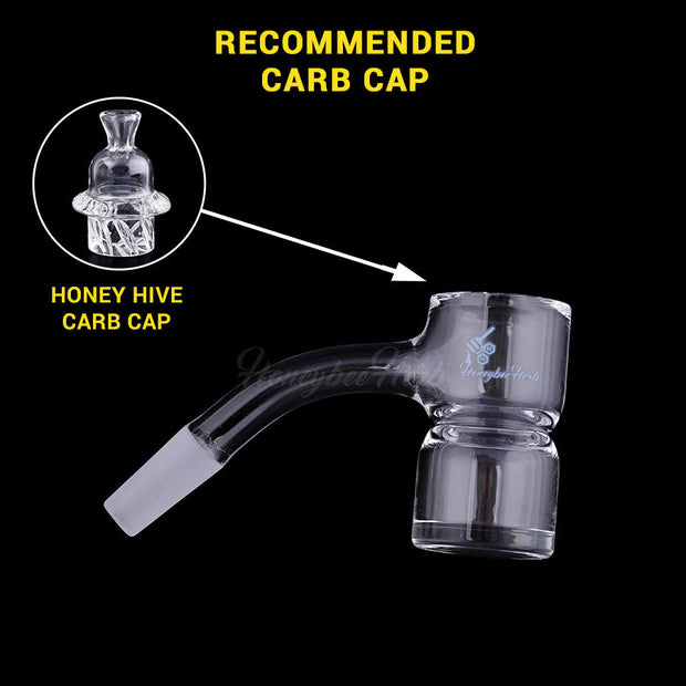 HONEY BEVEL SPLASH BUCKET QUARTZ BANGER - 45° DEGREE | BL - Headshop.com