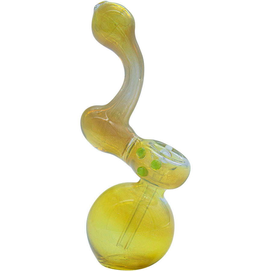 LA Pipes "Silver Sherlock" Fumed Sherlock Bubbler Pipe (Various Colors) - Headshop.com