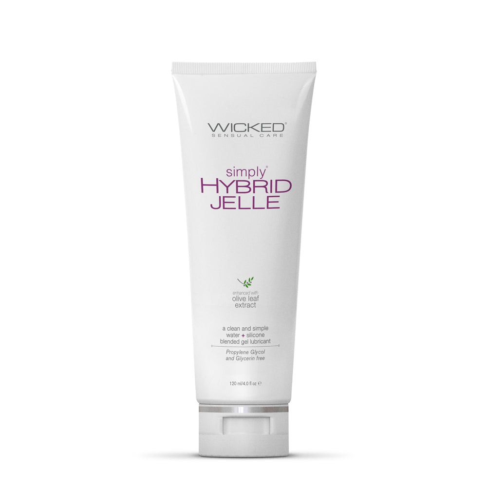 Wicked Simply Hybrid Jelle Lubricant 4 oz. - Headshop.com