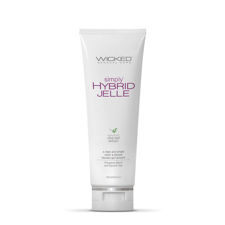 Wicked Simply Hybrid Jelle Lubricant 4 oz. - Headshop.com