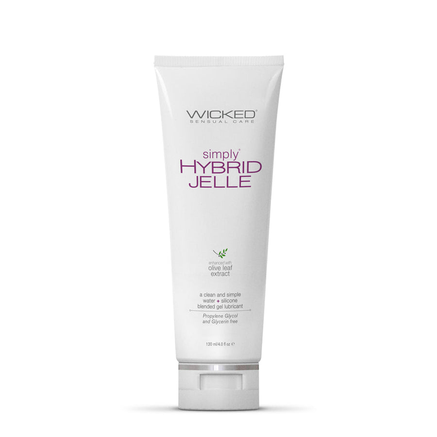 Wicked Simply Hybrid Jelle Lubricant 4 oz. - Headshop.com