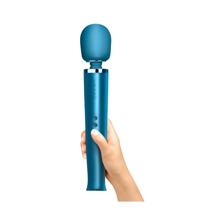 Le Wand Rechargeable Vibrating Massager Pacific Blue - Headshop.com