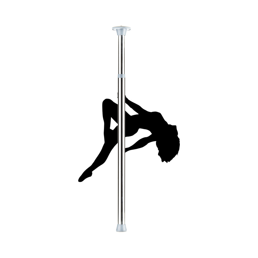 Ouch! Fully Adjustable Dance Pole Silver - Headshop.com