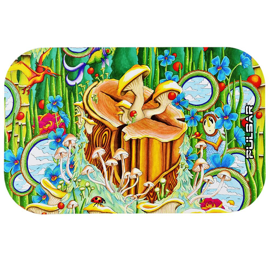 Pulsar Magnetic Rolling Tray Lid - Where Love Is Alive / 11"x7" - Headshop.com