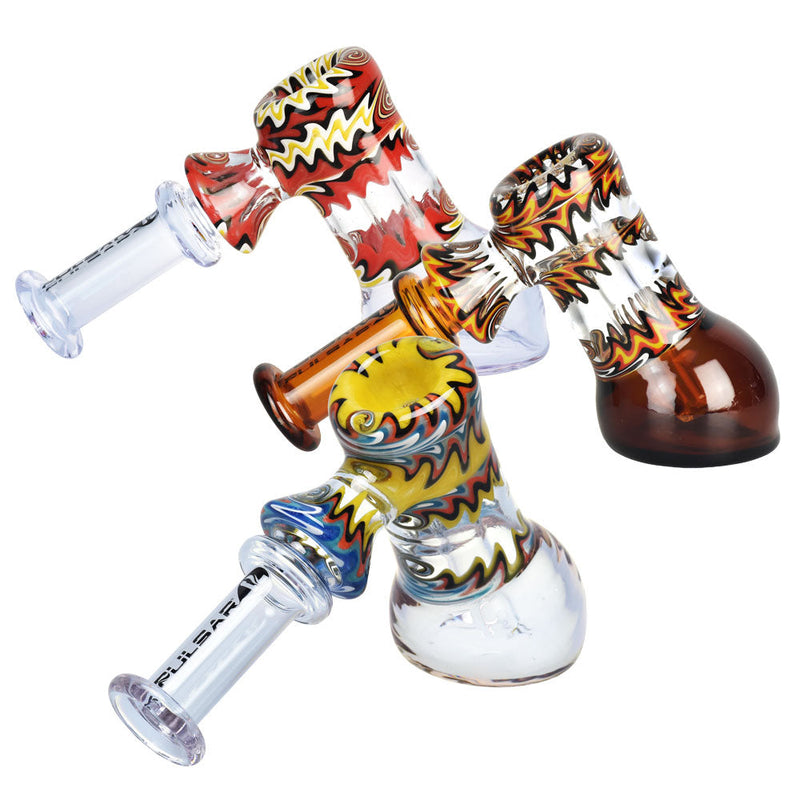 Pulsar Fluid Radiance Hammer Bubbler - 6.5"/Colors Vary - Headshop.com