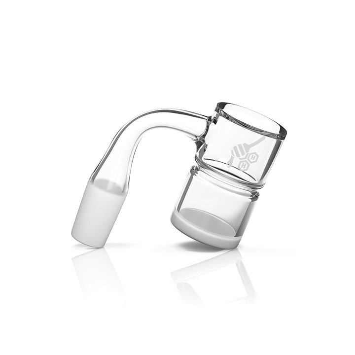 HONEY & MILK BEVEL SPLASH BUCKET QUARTZ BANGER - 90° DEGREE | YL - Headshop.com