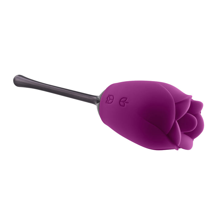 Playboy Petal Rechargeable Silicone Tongue Flicking Vibrator Wild Aster - Headshop.com