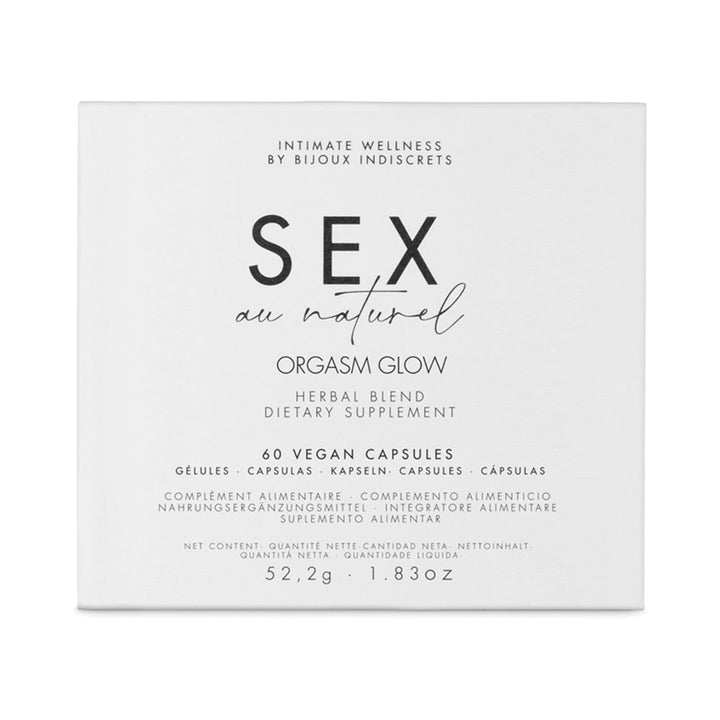 Bijoux Indiscrets Sex au Naturel Orgasm Glow Supplement 60 Capsules - Headshop.com