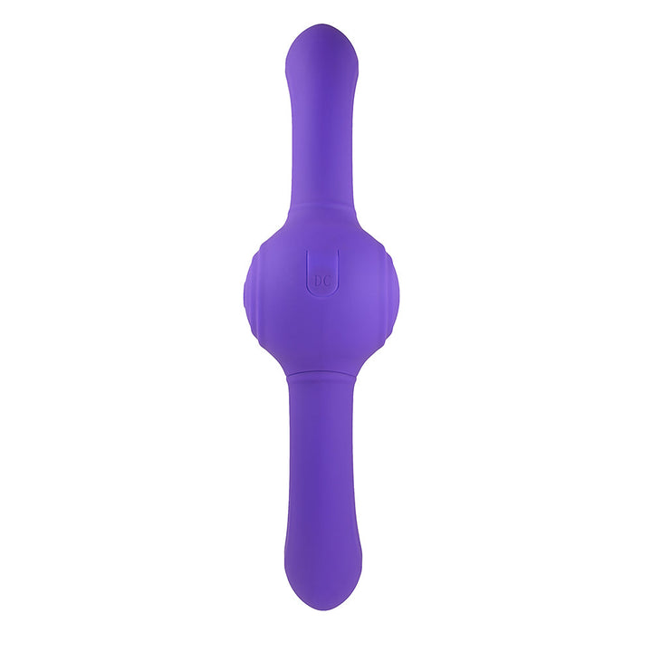 Evolved Our Gyro Vibe Rechargeable Dual Ended Gyrating Silicone Vibrator Purple - Headshop.com