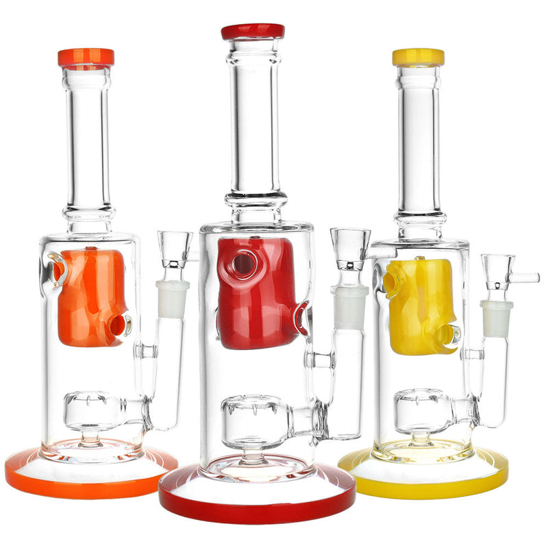 Jubilant Journey Glass Water Pipe - 9.75" / 14mm F / Colors Vary - Headshop.com