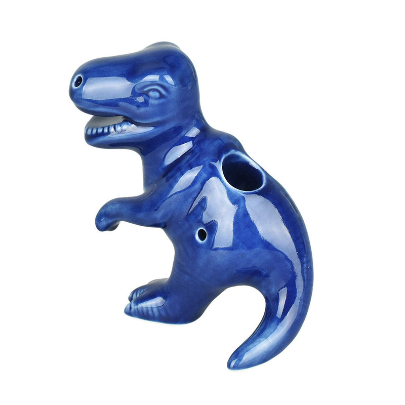 Art Of Smoke Dino Ceramic Pipe w/ Dino Carry Bag - 4.25" - Headshop.com