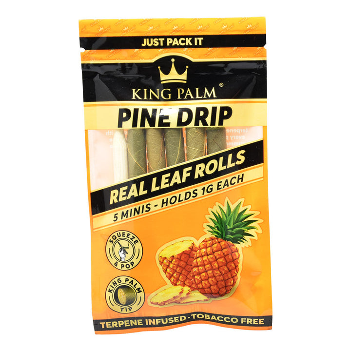 15PC DISP - King Palm Wrap Pouches - 5pk / Mini - Headshop.com