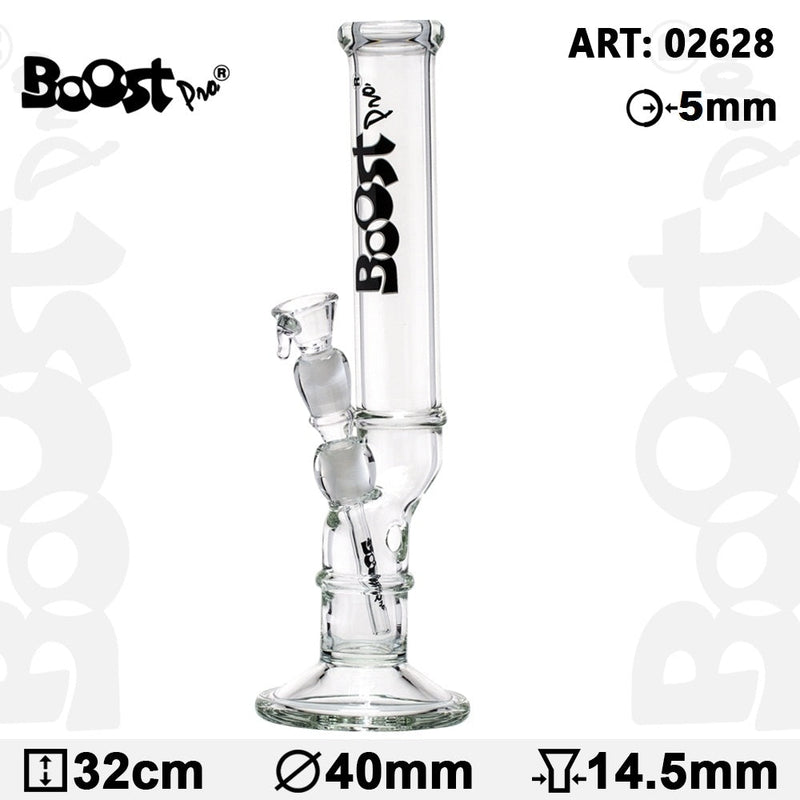 Boost | 12.5" Pro Bolt Glass Water Pipe Bong - Headshop.com