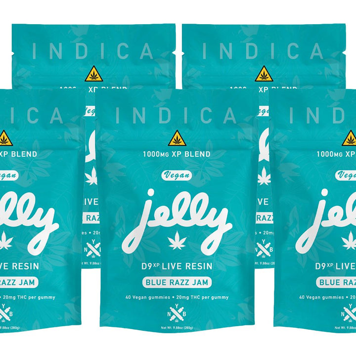 Not Your Bakery Jelly D9XP Vegan Gummies | 1000mg | 40pc | 5pk Bundle
