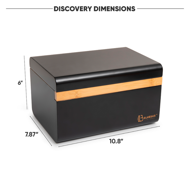 DISCOVERY 2.0 Storage Stash Box with Fingerprint Lock - Headshop.com