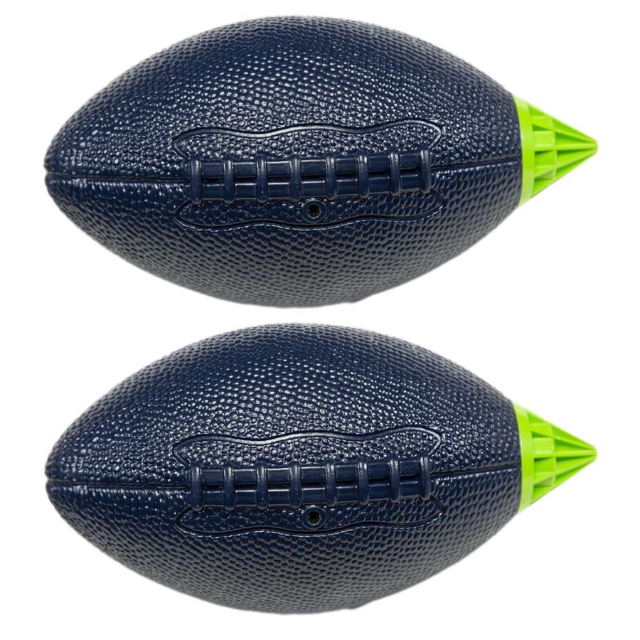 Authentic 2pk PowerHitter Football Blue & Green - Headshop.com
