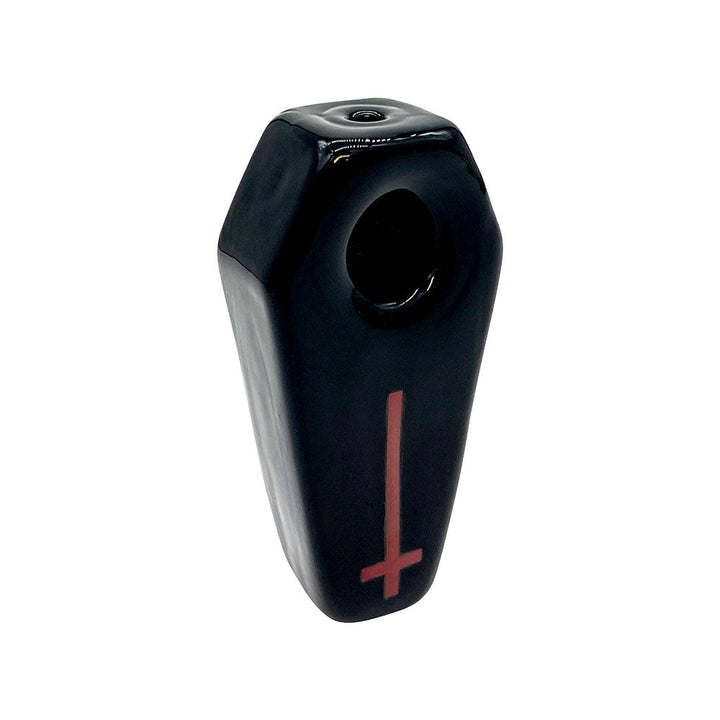 Smoke BlackCraft Coffin Glass Hand Pipe | 3.25" - Headshop.com