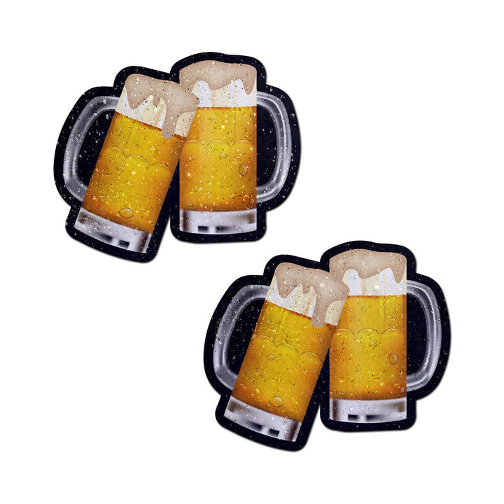 Pastease Clinking Beer Mug Nipple Pasties - Headshop.com