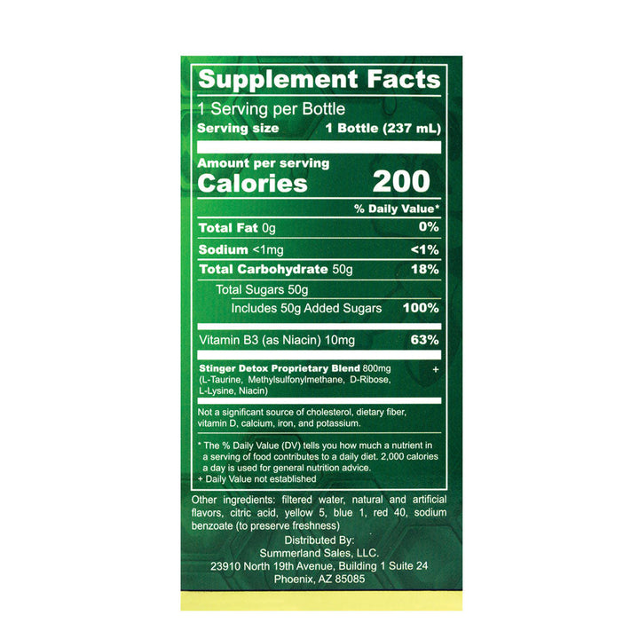 Stinger Instant 5X Extra Strength Detox - Watermelon / 8oz - Headshop.com