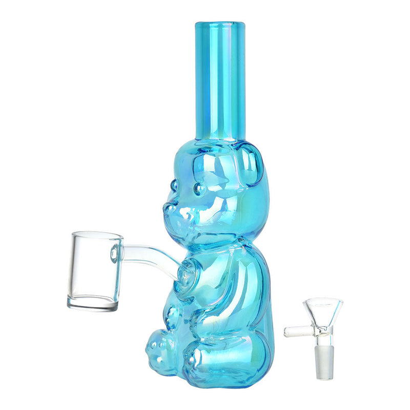 Bear Buddy Electroplated Water Pipe | 6" | 10mm F - Headshop.com