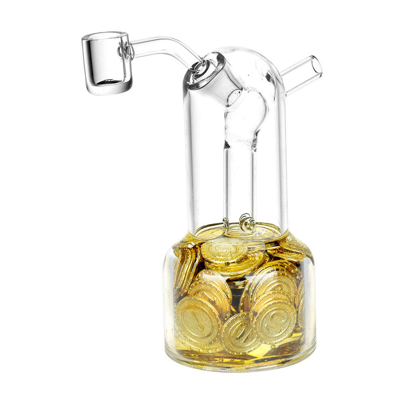 Crypto Currency Glass Dab Rig - 6" / 14mm F