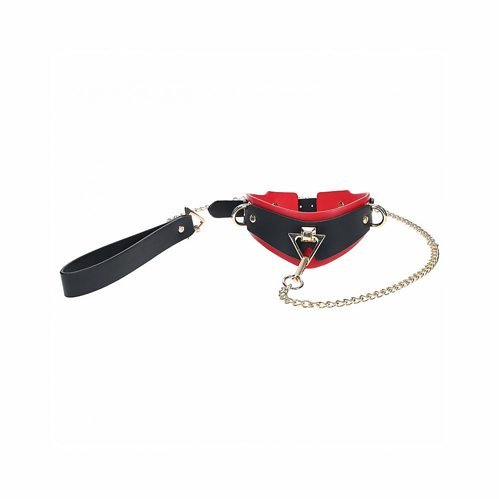 Ouch! International Milan Collection Collar with Leash - Headshop.com