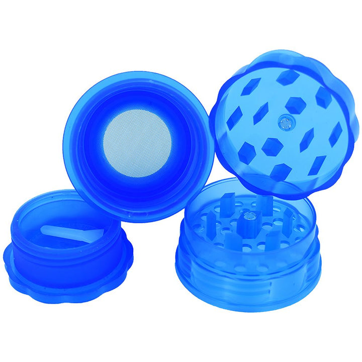 HerbSaver Large Grinder - 3.8" x 2.4" / 4pc / 6ct - Headshop.com
