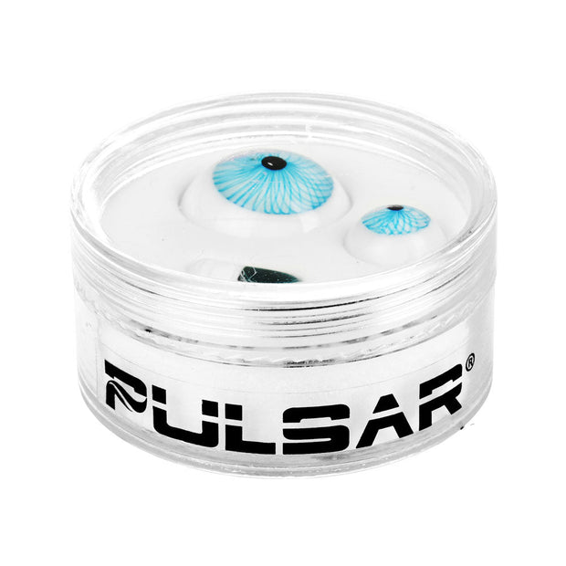 Pulsar Terp Slurper All Eyes On Me Set - 3pc / Colors Vary - Headshop.com