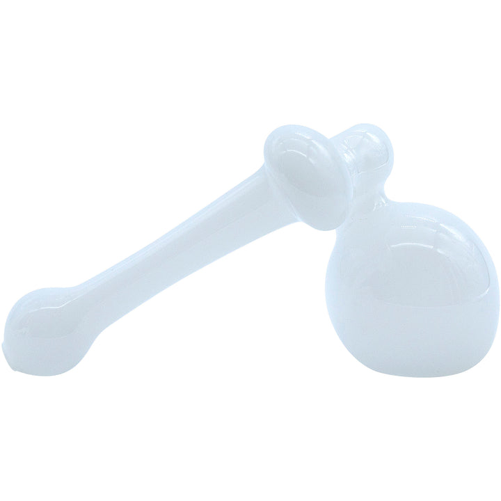LA Pipes "Ivory Sidecar" Glass Sidecar Bubbler Pipe - Headshop.com