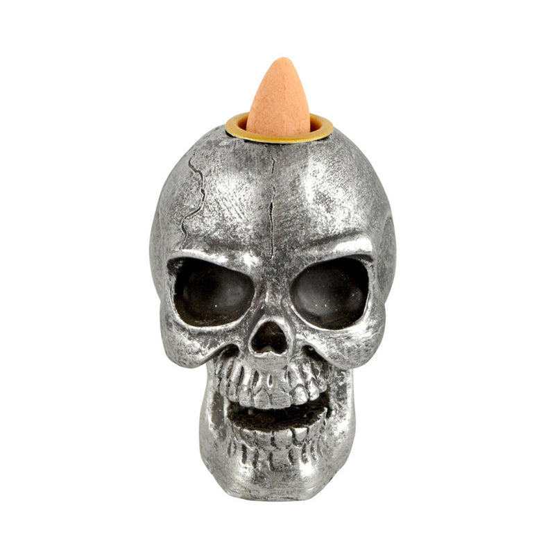 Skull Backflow Incense Burner - Polyresin - Headshop.com