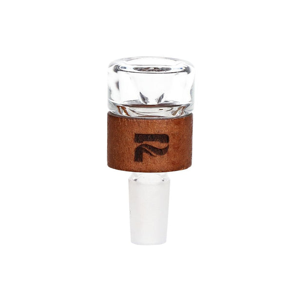 Pulsar Wood on Glass Straight Tube Water Pipe - 14.25" / 14mm F