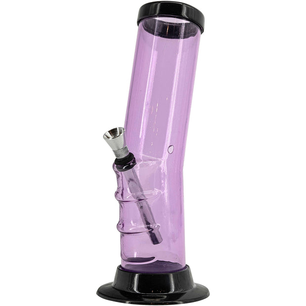 Acrylic Bent Neck Bong 9-12" - Multiple Colors