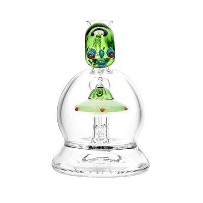 Toke Me To Your Weeder UFO Water Pipe - 5" / 14mm F / Colors Vary