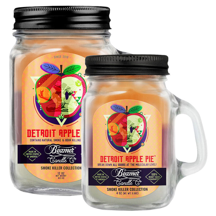Beamer Candle Co. Mason Jar Candle | Detroit Apple Pie - Headshop.com